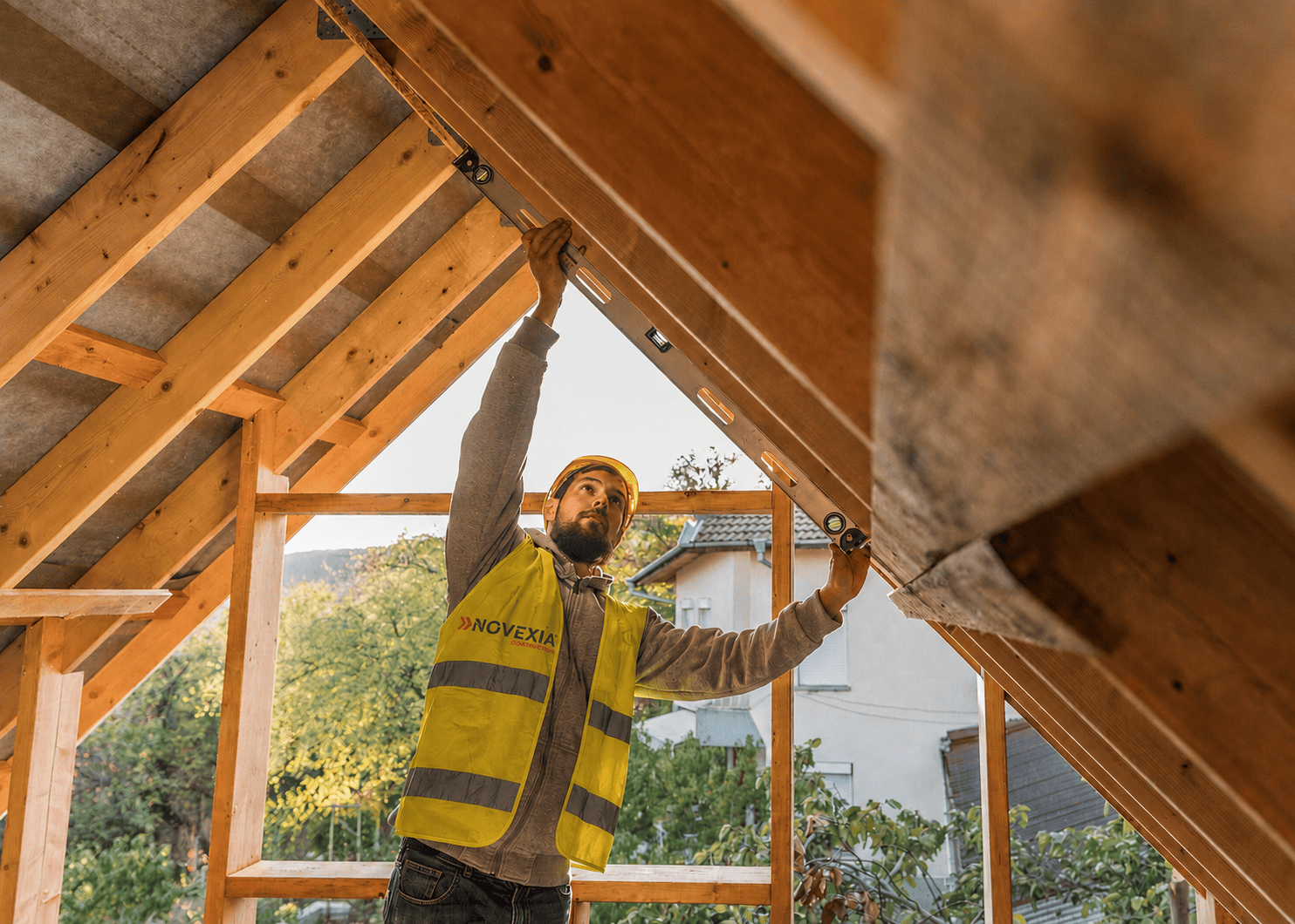 Charpente bois Novexia Construction partout en France